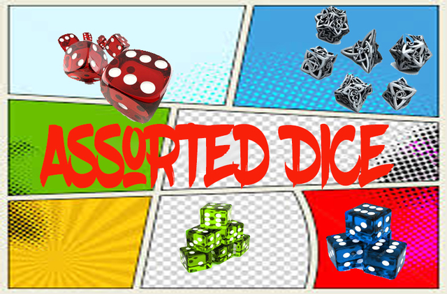 Assorted dice